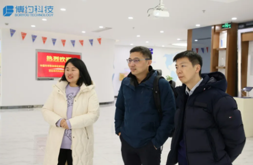 走进博约 | 中国科学院自动化研究所专家莅临博约科技参观交流
